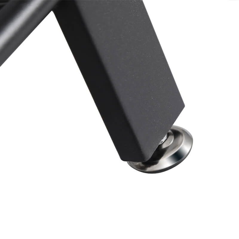 Vasagle Garderobenständer – 9 Haken, Stahl/Holz, Schwarz/Braun, 72 × 33,7 × 183 cm