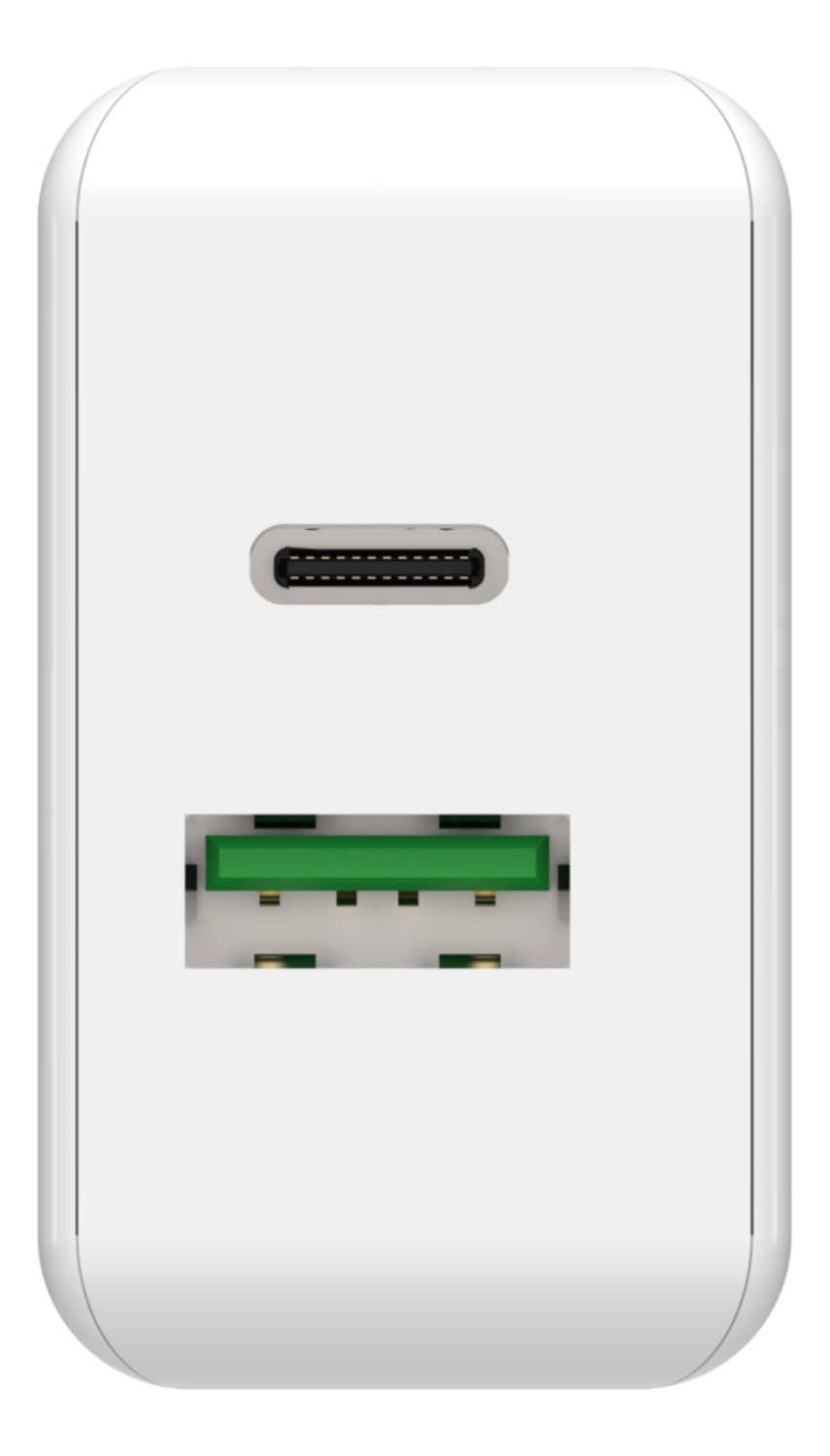 Ansmann Home Charger HC218PD USB-Ladegerät 20 W – USB-C×1, USB-A×1 – PD, QC 3.0