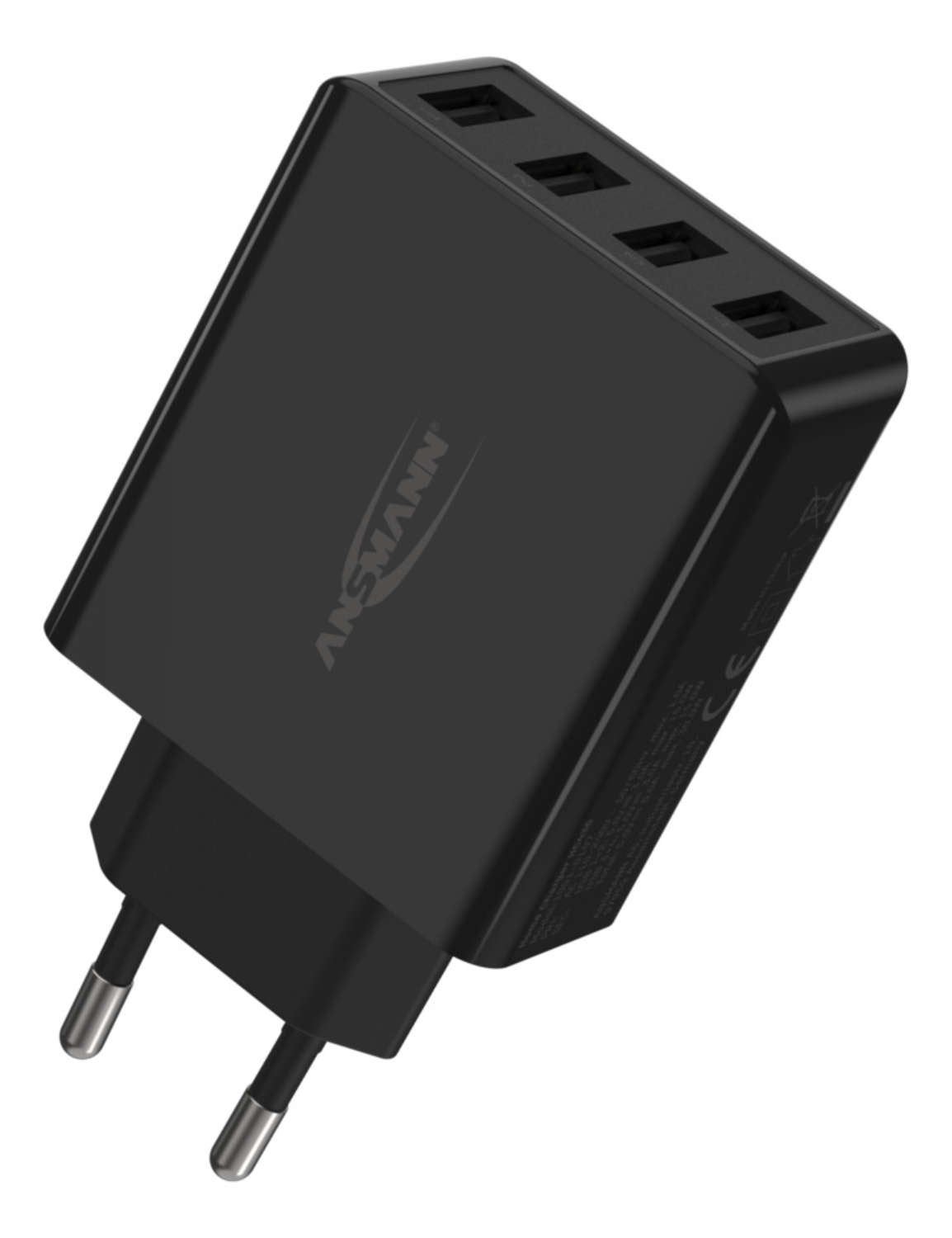 Ansmann Home Charger HC430 – 30 W, 4× USB-A – für Smartphones, Tablets, andere USB-Geräte