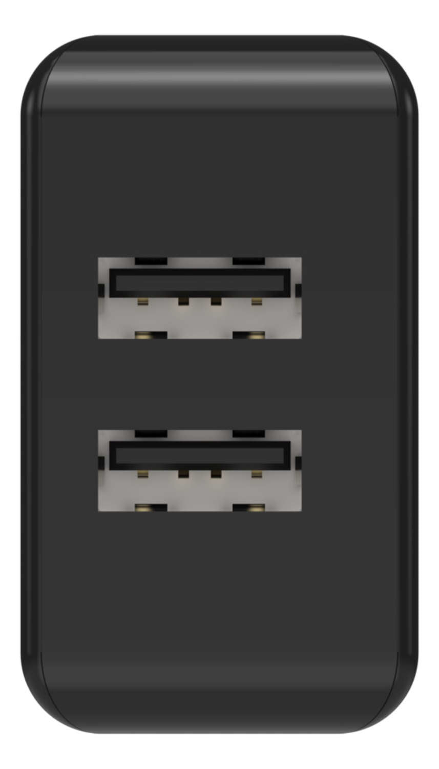 Ansmann HC212 USB-Wandladegerät 12 W – USB-A×2 – für Smartphone, Tablet – schwarz