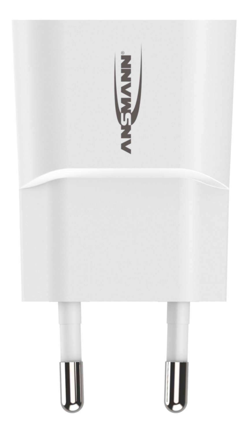 Ansmann HC105 USB-Wandladegerät 5 W – USB-A×1 – für Smartphones, Tablets u. a. – weiss