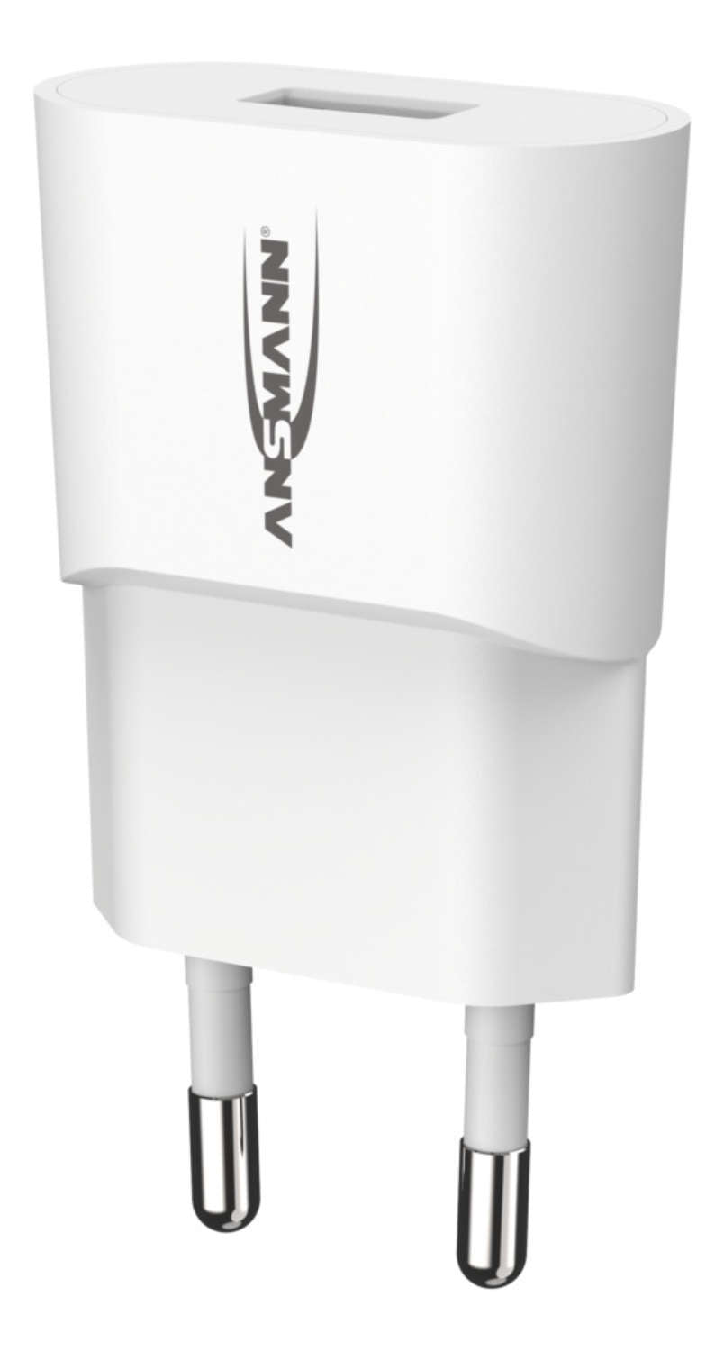 Ansmann HC105 USB-Wandladegerät 5 W – USB-A×1 – für Smartphones, Tablets u. a. – weiss