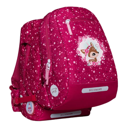 Beckmann Schulrucksack Classic 1st – 6-teilig – Forest Deer – mit Leuchteffekt