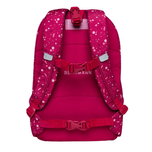 Beckmann Schulrucksack Classic 1st – 6-teilig – Forest Deer – mit Leuchteffekt