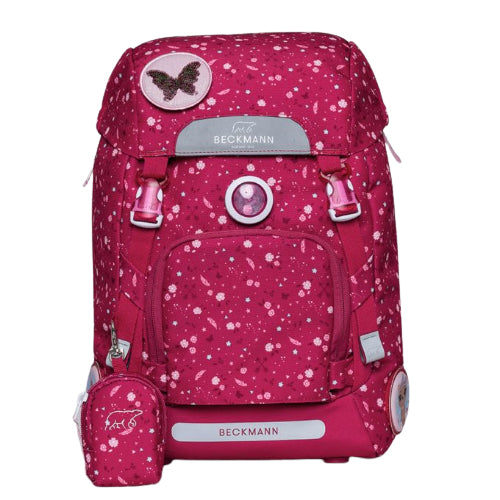 Beckmann Schulrucksack Classic 1st – 6-teilig – Forest Deer – mit Leuchteffekt