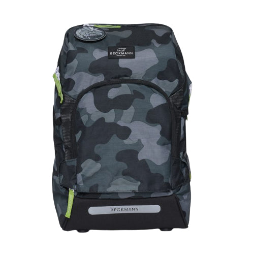 Beckmann Schulrucksack Active Air Flx – 6-teilig – Camo Rex – 26,0×39,0×22,0 cm – recycelte Materialien