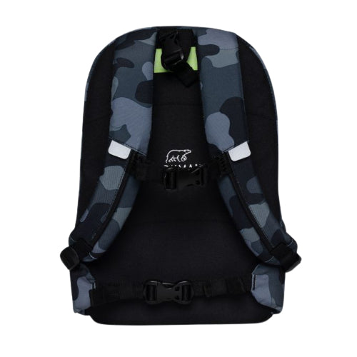 Beckmann Schulrucksack Active Air Flx – 6-teilig – Camo Rex – 26,0×39,0×22,0 cm – recycelte Materialien