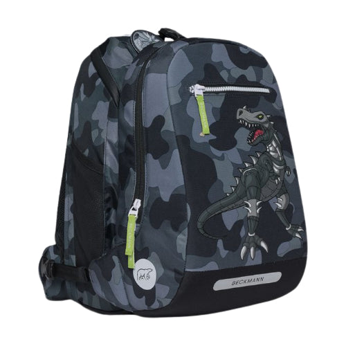 Beckmann Schulrucksack Active Air Flx – 6-teilig – Camo Rex – 26,0×39,0×22,0 cm – recycelte Materialien