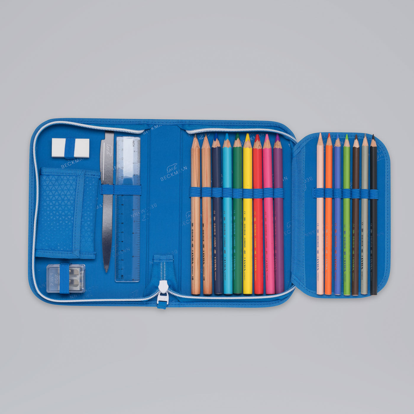 Beckmann Classic 1st Etui, gefüllt – Patch – Kunststoff – 20,5 × 13,3 × 3,8 cm