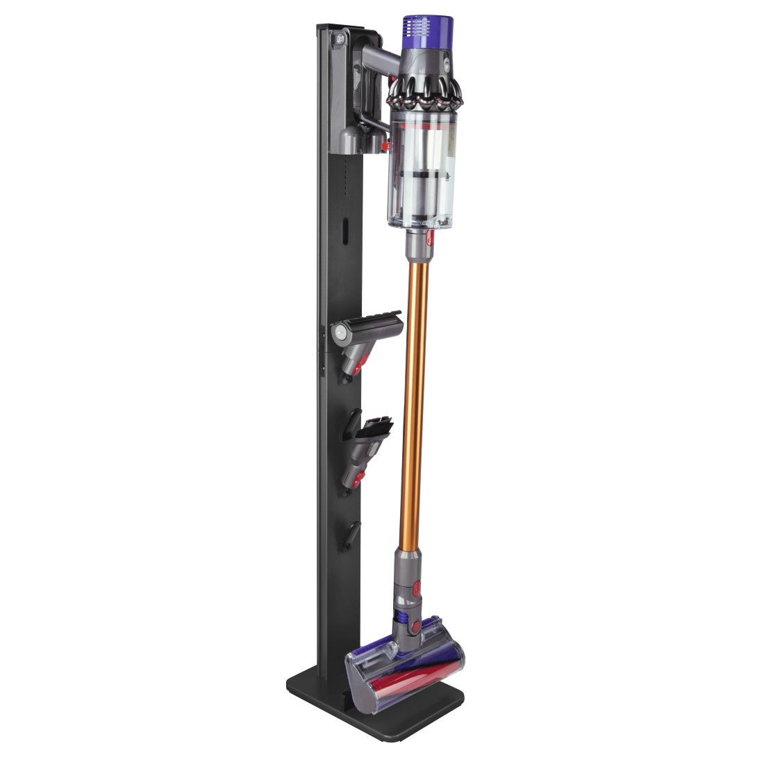 Xavax Andockstation – 22 × 29,5 × 128 cm, für Stabstaubsauger, Schwarz