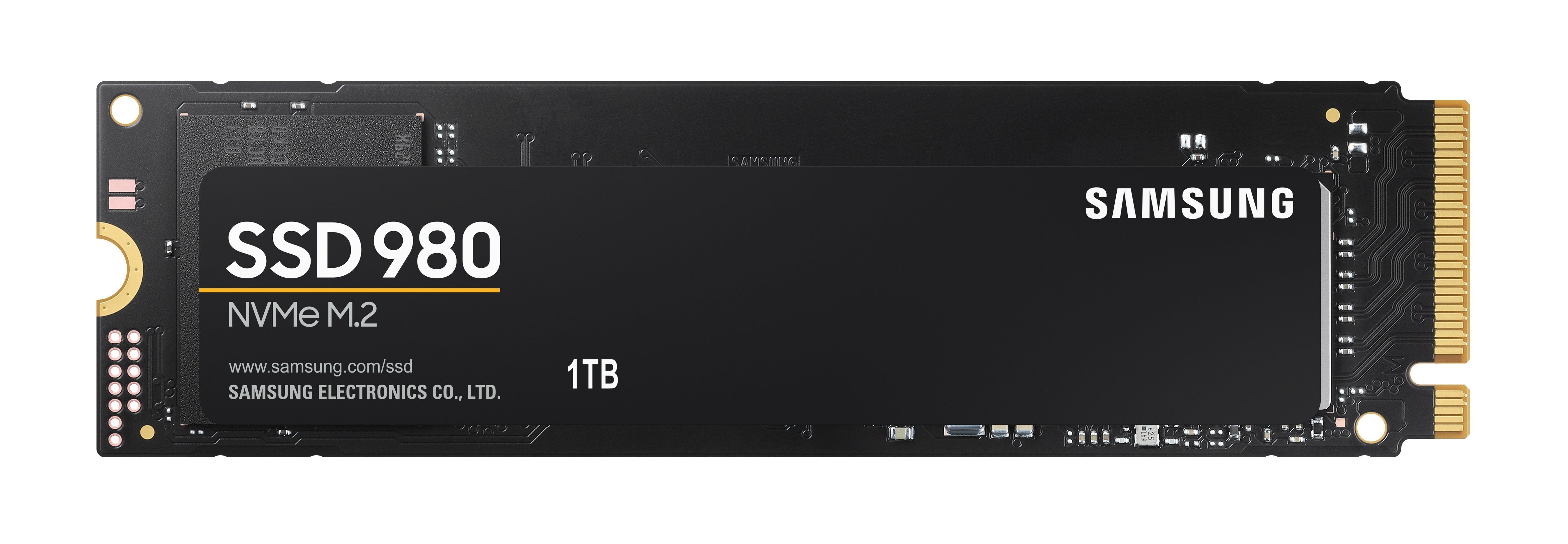 Samsung 980 (1 TB) – M.2 NVMe (PCIe 3.0), 3'500 MB/s Lesen, 3'000 MB/s Schreiben