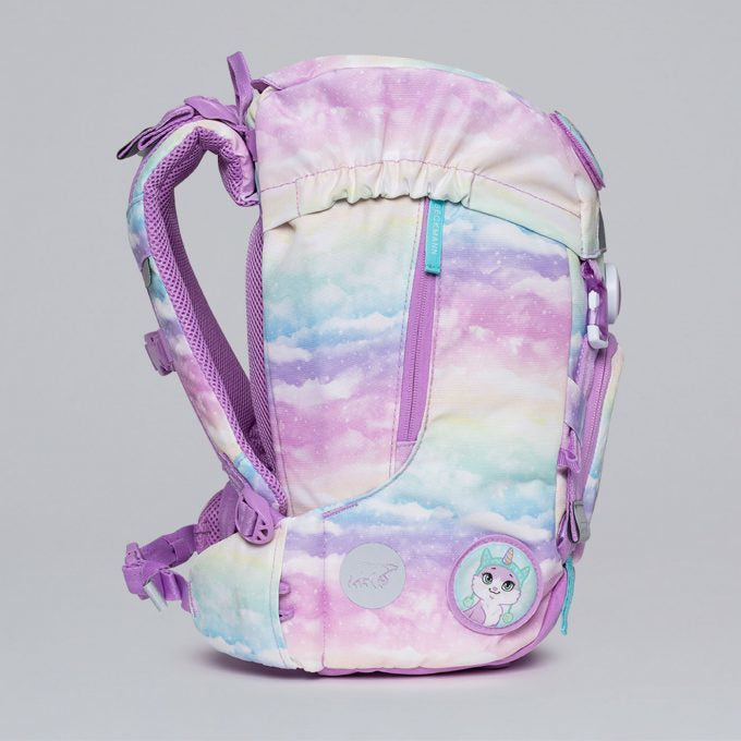 Beckmann Schulrucksack-Set – 6-teilig – Einhorn – mit Leuchteffekt