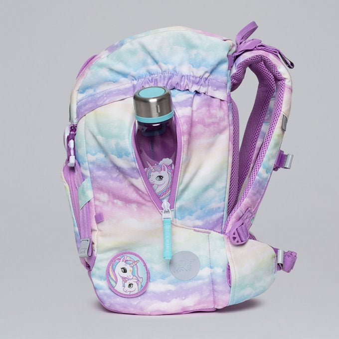 Beckmann Schulrucksack-Set – 6-teilig – Einhorn – mit Leuchteffekt