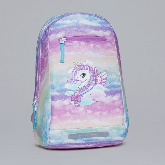 Beckmann Schulrucksack-Set – 6-teilig – Einhorn – mit Leuchteffekt