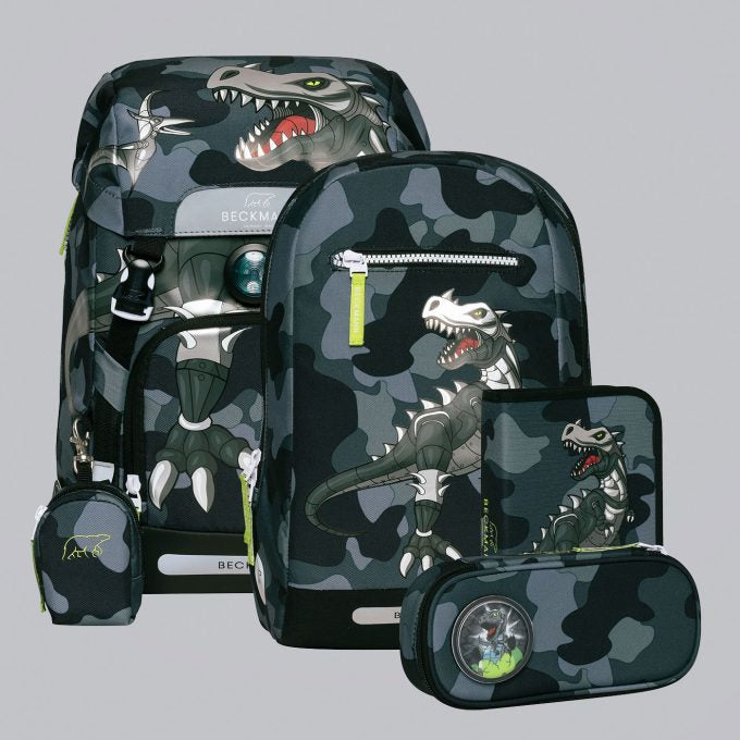 Beckmann Classic Schulrucksack 1st – 6-teilig – Camo Rex