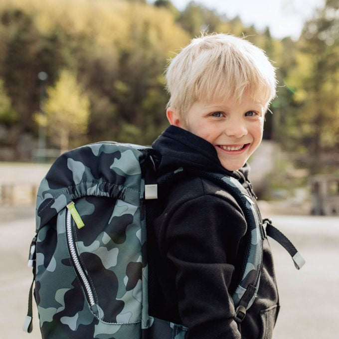 Beckmann Classic Schulrucksack 1st – 6-teilig – Camo Rex