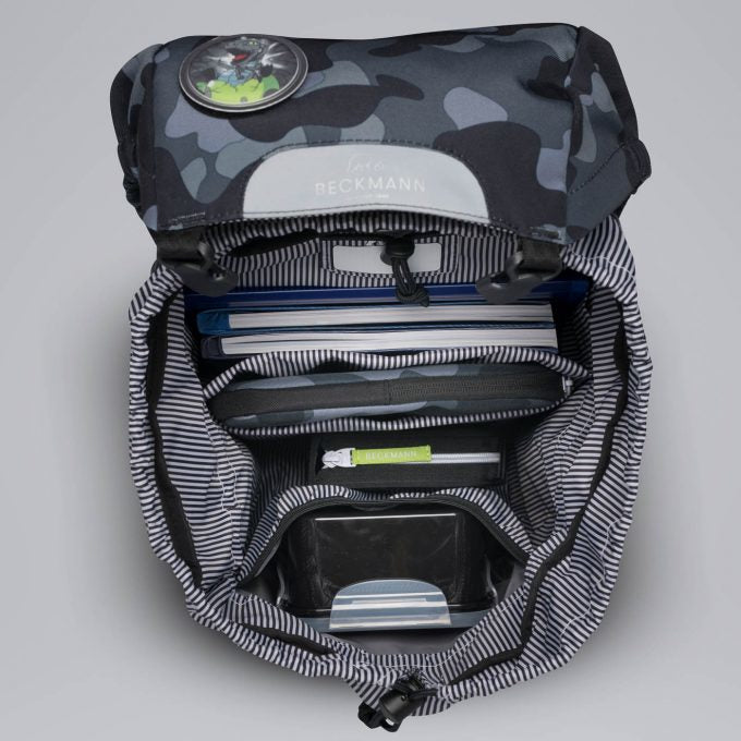 Beckmann Classic Schulrucksack 1st – 6-teilig – Camo Rex