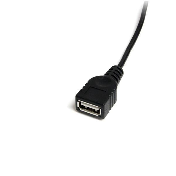 StarTech.com USB-A auf Mini-USB-B Kabel – USB 2.0 (480 Mbit/s) – 0,3 m – Schwarz