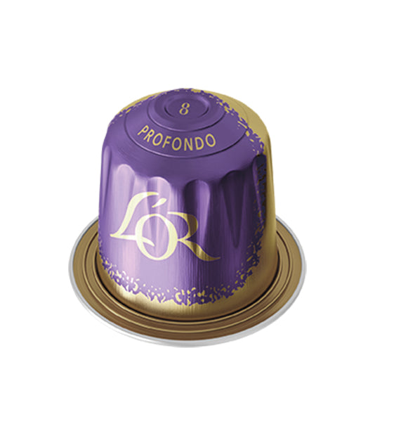 L'Or Espresso Lungo Profondo – Kapseln für Nespresso – Intensität 8, 40 Kapseln
