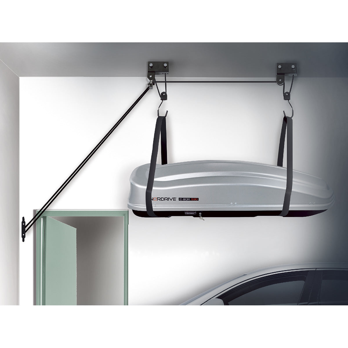M-Wave Bike Lift Strong Wandhalterung – schwarz – 57 kg – für E-Bikes