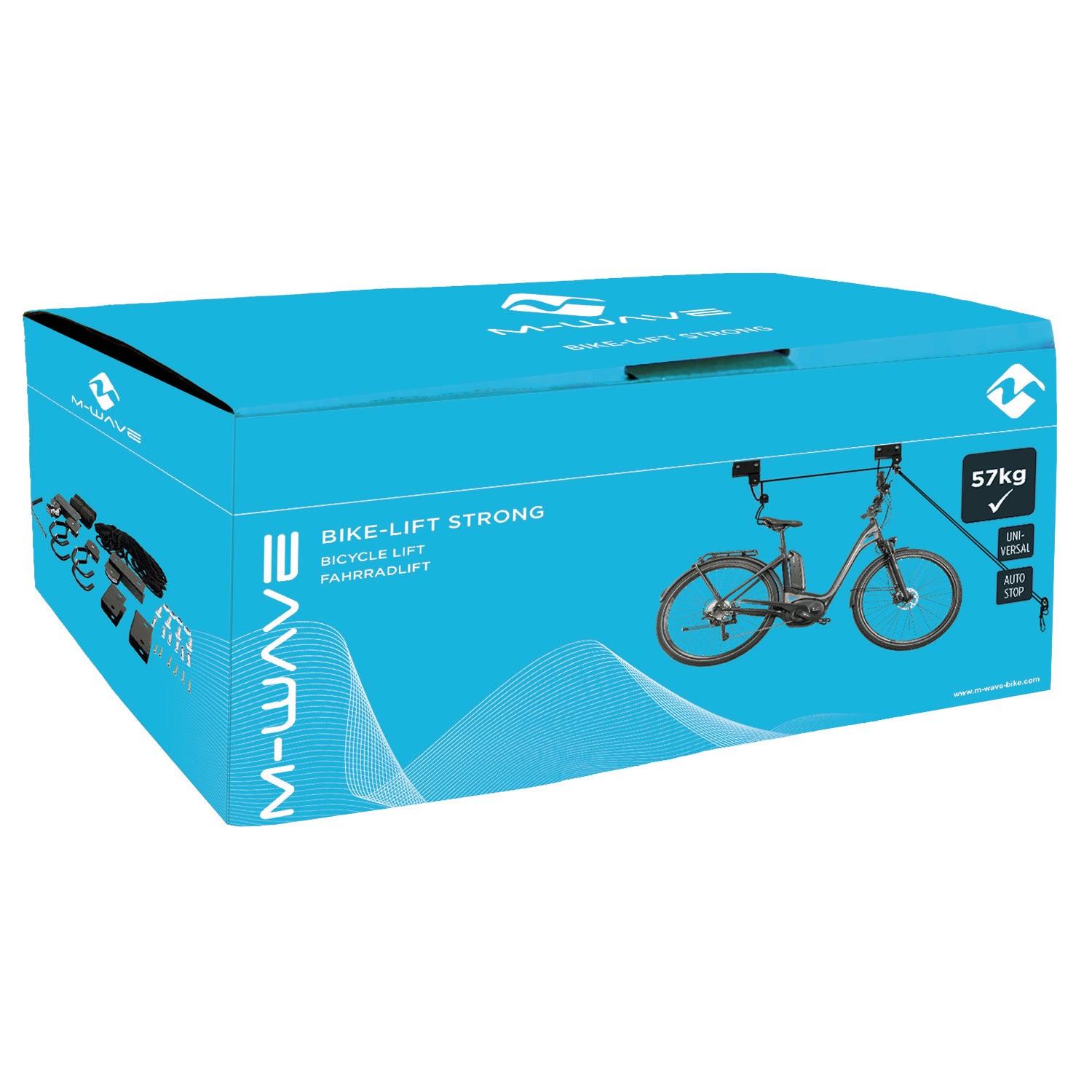 M-Wave Bike Lift Strong Wandhalterung – schwarz – 57 kg – für E-Bikes