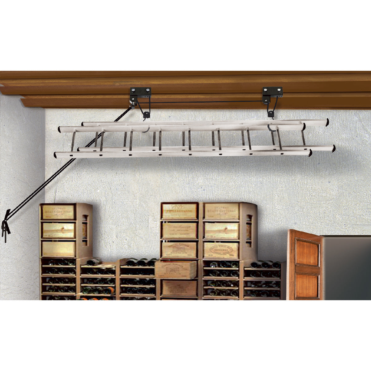 M-Wave Bike Lift Strong Wandhalterung – schwarz – 57 kg – für E-Bikes