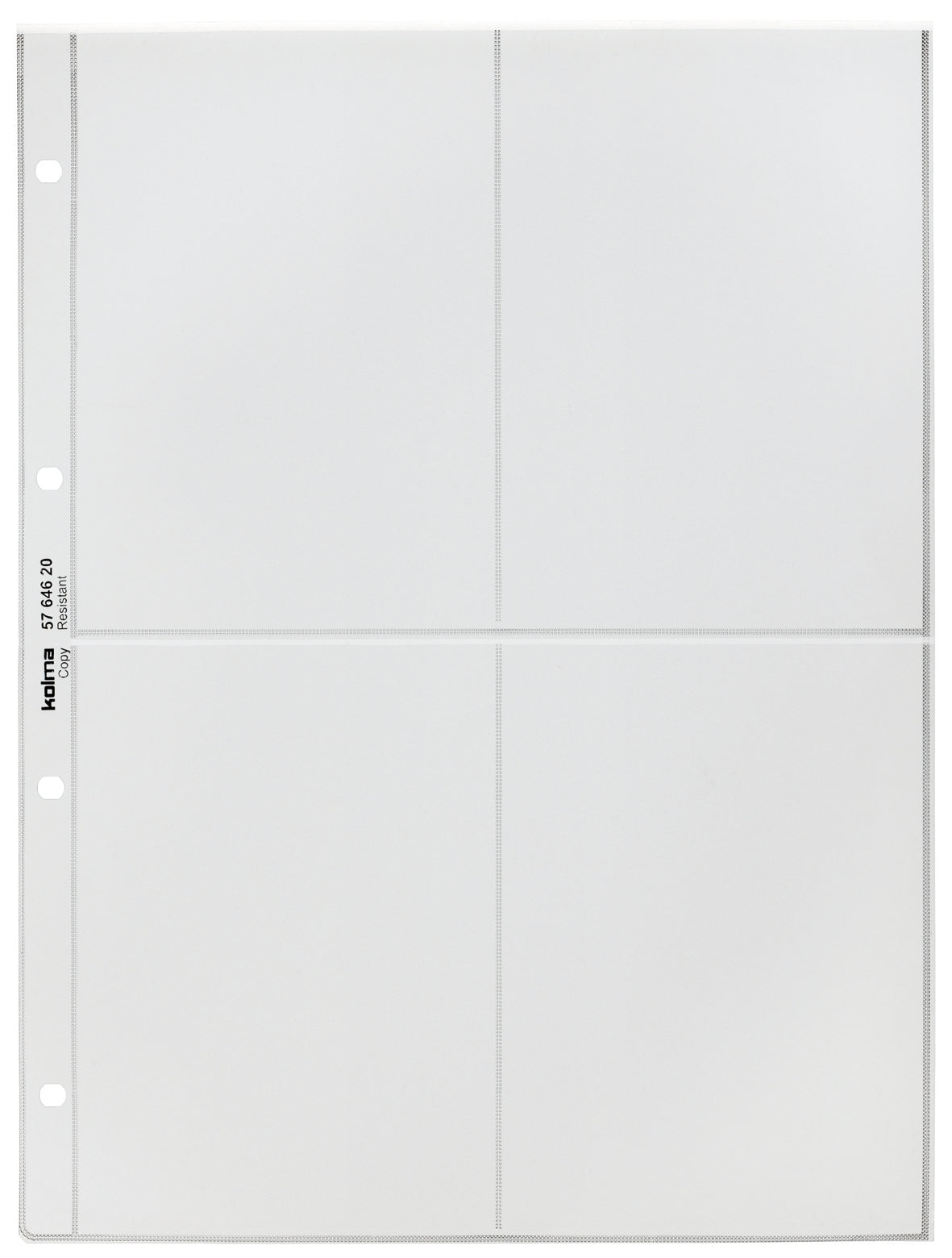Kolma Sichtmappe A4 – Transparent, Kunststoff, Glänzend, 95 µm, 10er-Pack, 100% Rezyklierbar
