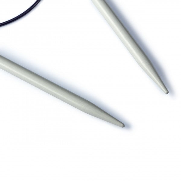 Prym Rundstricknadel Grau – 4,5 mm, 40 cm, Aluminium