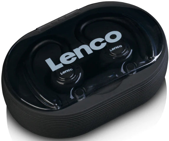 Lenco EPB-460 TWS In-Ear – Stereo, Qi-Ladecase, Schwarz, BT 5.0