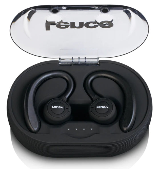 Lenco EPB-460 TWS In-Ear – Stereo, Qi-Ladecase, Schwarz, BT 5.0