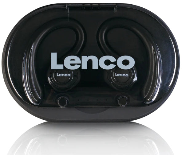 Lenco EPB-460 TWS In-Ear – Stereo, Qi-Ladecase, Schwarz, BT 5.0