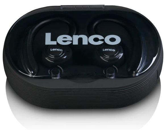 Lenco EPB-460 TWS In-Ear – Stereo, Qi-Ladecase, Schwarz, BT 5.0