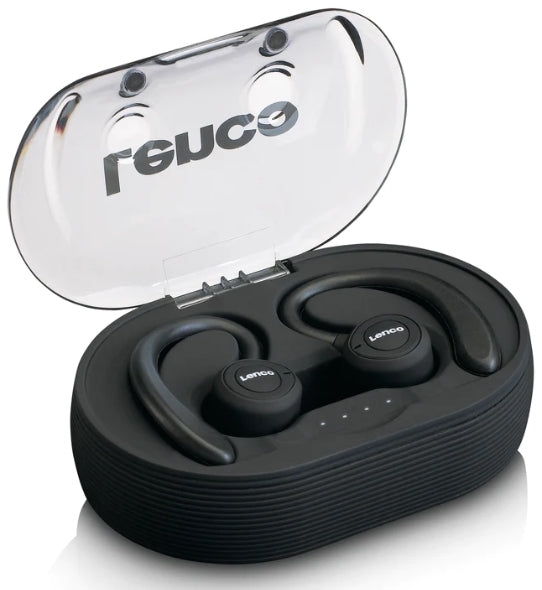 Lenco EPB-460 TWS In-Ear – Stereo, Qi-Ladecase, Schwarz, BT 5.0
