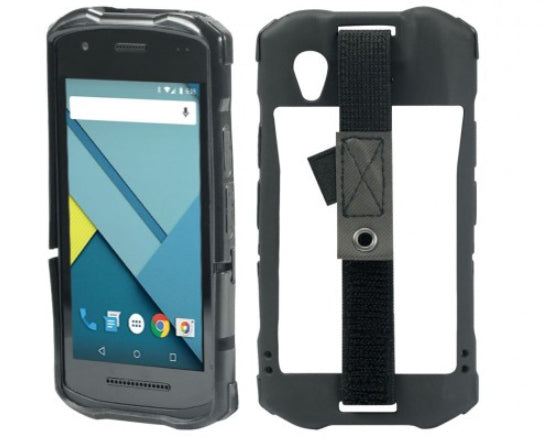 Mobilis Backcover – für Dolphin CT60/CT50, TPU, Schwarz, mit Handschlaufe und Stift
