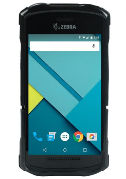 Mobilis Folio – für Zebra TC51/TC52/TC56/TC57 (Auswahl), TPU, schwarz, mit Handschlaufe, Stifthalter