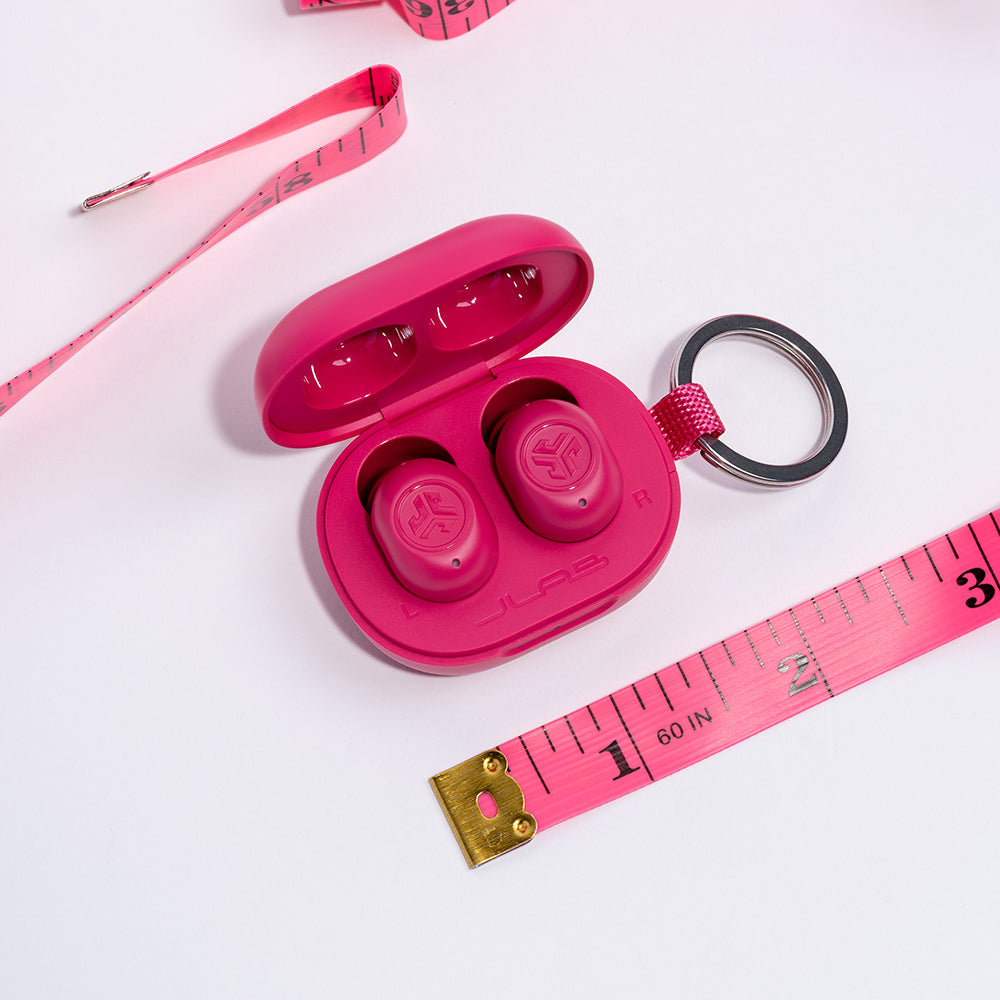 JLab JBuds Mini TWS In-Ear – Stereo, ANC, mit Ladecase, Pink, BT 5.3