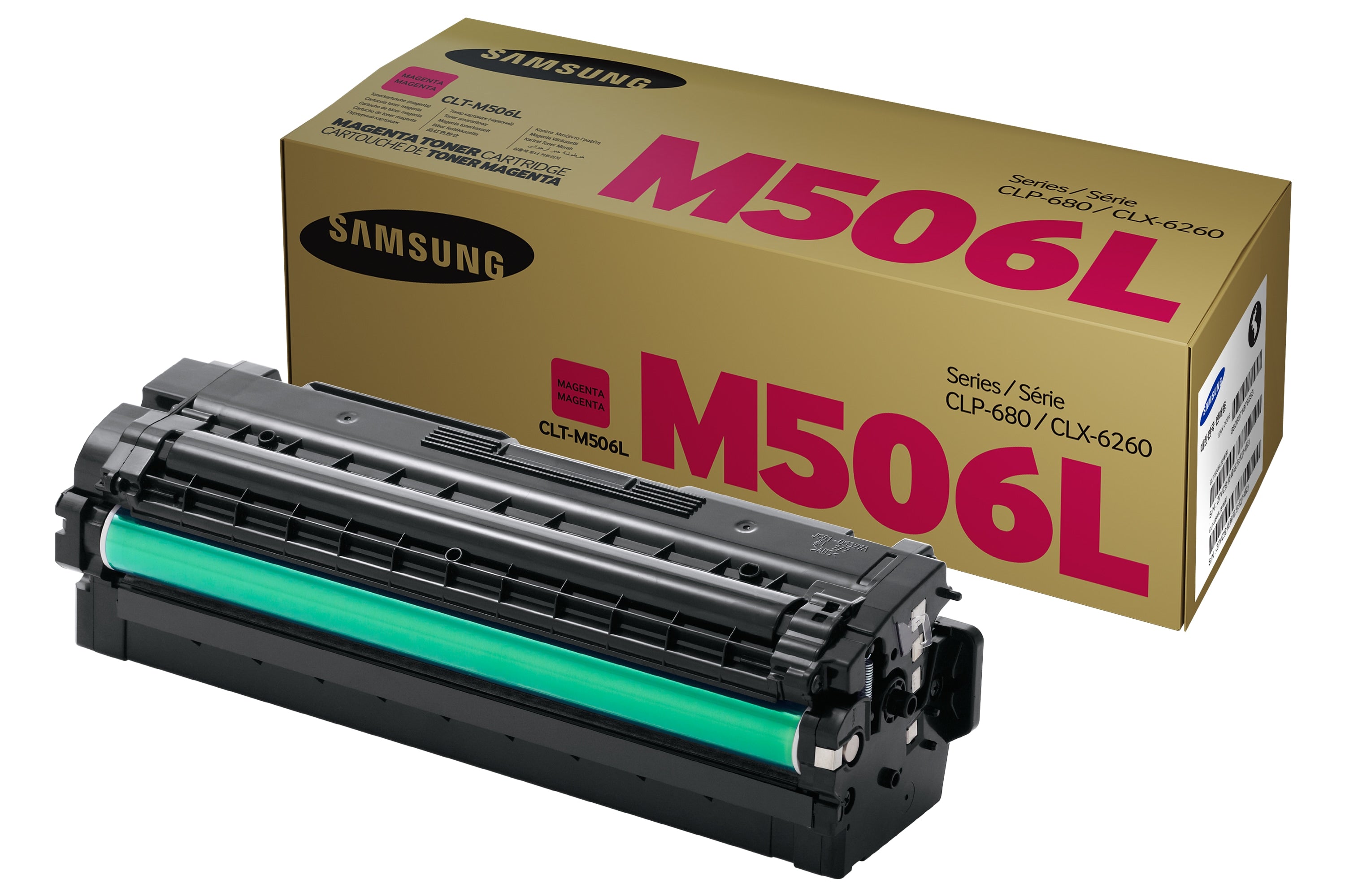 Samsung Toner CLT-M506L – schwarz, 3500 Seiten – für Samsung CLP-680/CLX-6260