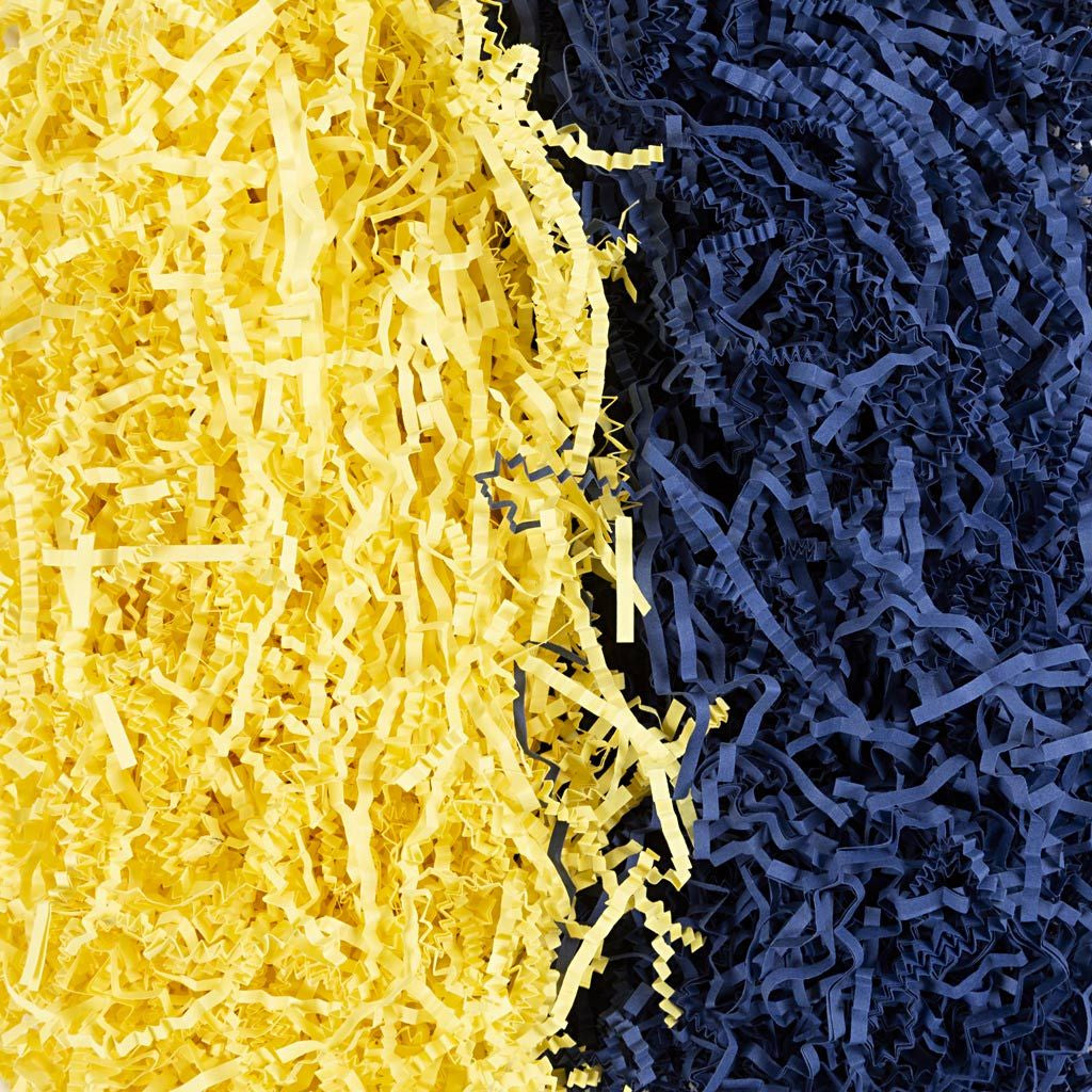 Creativ Company Papierstreifen – 0,1 kg – 3 mm – Papier – Gelb – 1 Stück