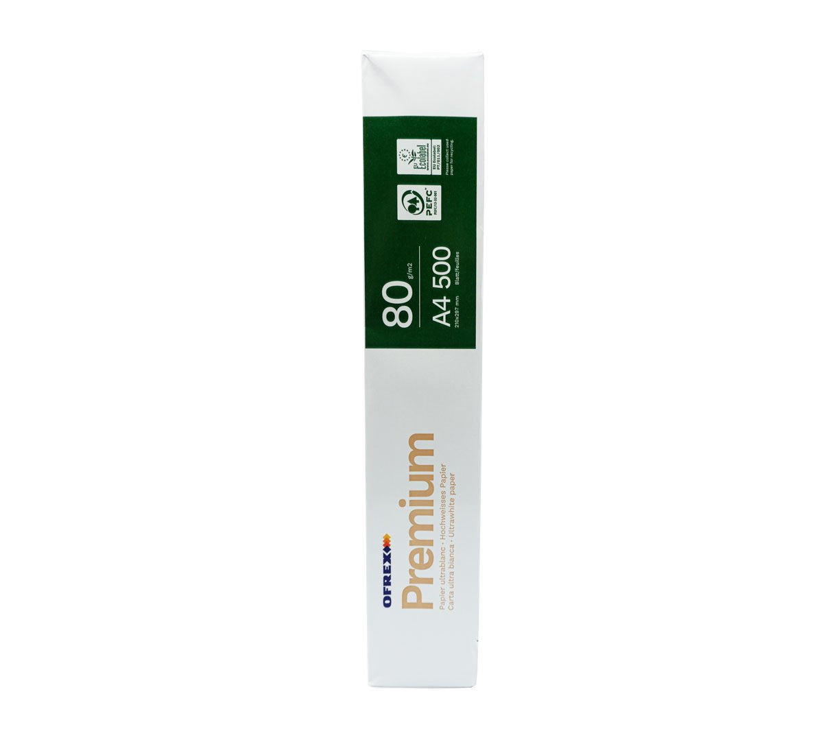 Ofrex Premium Paper Kopierpapier Hochweiss – A4, 80 g/m², 25'000 Blatt