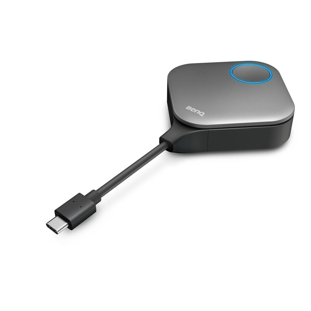 BenQ WDC20C – Drahtloses Präsentationssystem – inkl. 2 Buttons, 1 Host, 1 Kabel, USB-C