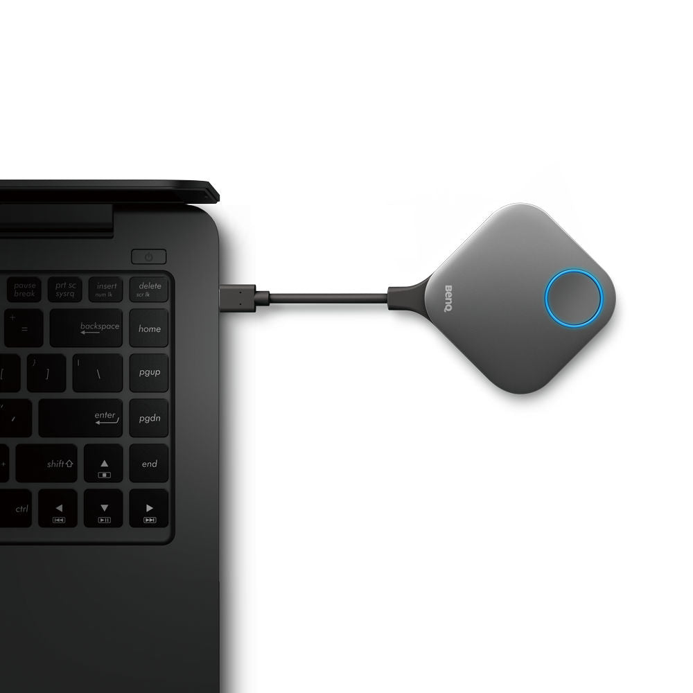 BenQ WDC20C – Drahtloses Präsentationssystem – inkl. 2 Buttons, 1 Host, 1 Kabel, USB-C