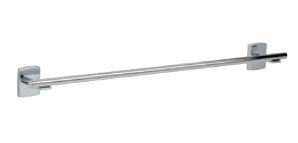 TESA Handtuchhalter – Klebemontage – 64,6 cm Breite – Silber – Metall