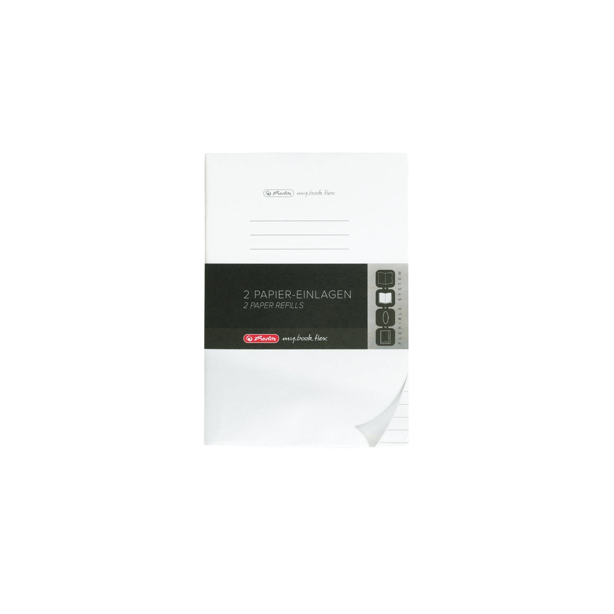 Herlitz Ersatzblätter für my.book flex – A5 – liniert – 80 g/m² – 80 Blatt