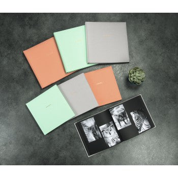 Hama Fotoalbum – für 300 × 300 mm, lachs, Textil