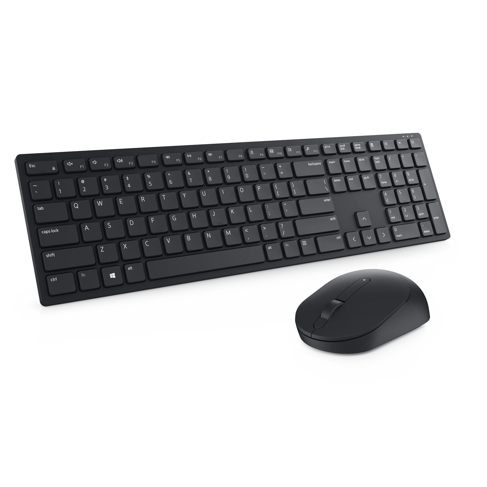 DELL KM5221W – Tastatur- und Maus-Set – 100% – 2,4 GHz – QWERTY (US-INT) – Schwarz