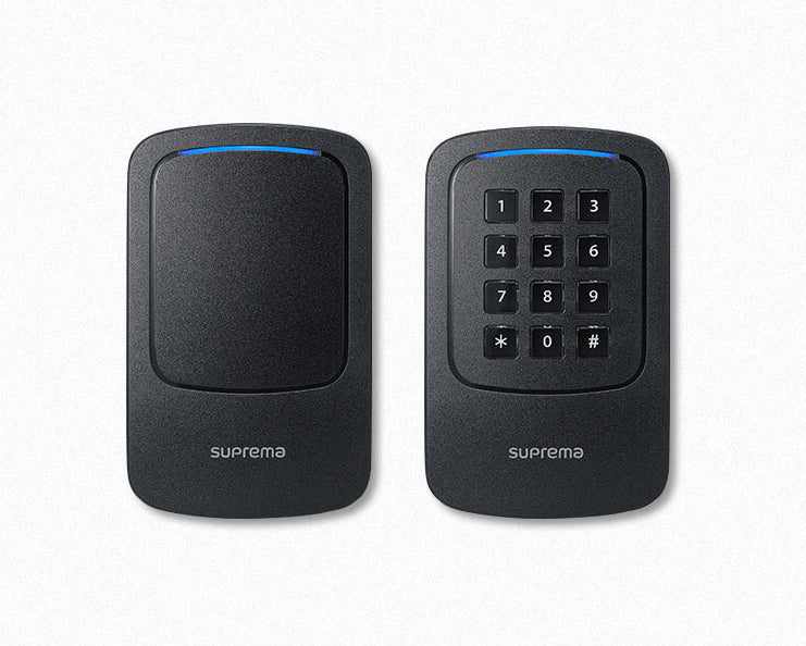 Suprema XPass D2 Zugangskontrollleser – 125 kHz/13,56 MHz, NFC, BT, IP65/IP67, Aufputz, Schwarz