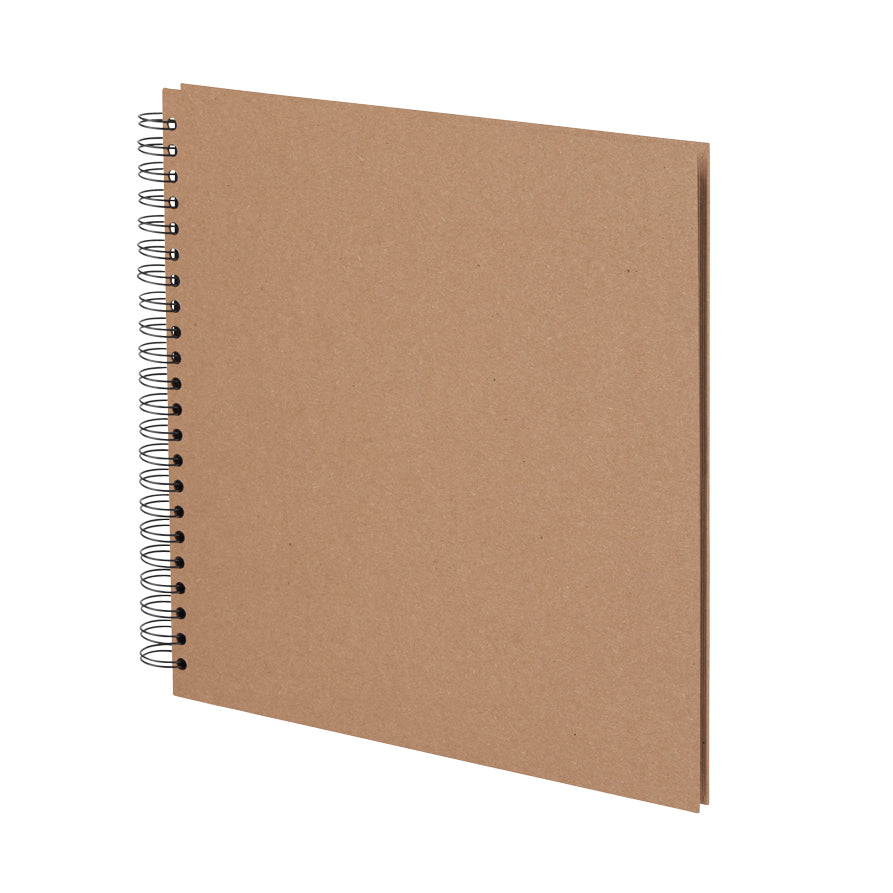 Rössler Fotobuch, Spiralbindung, 60 Seiten, schwarz, 31,5 × 30 cm, Karton, Kraft