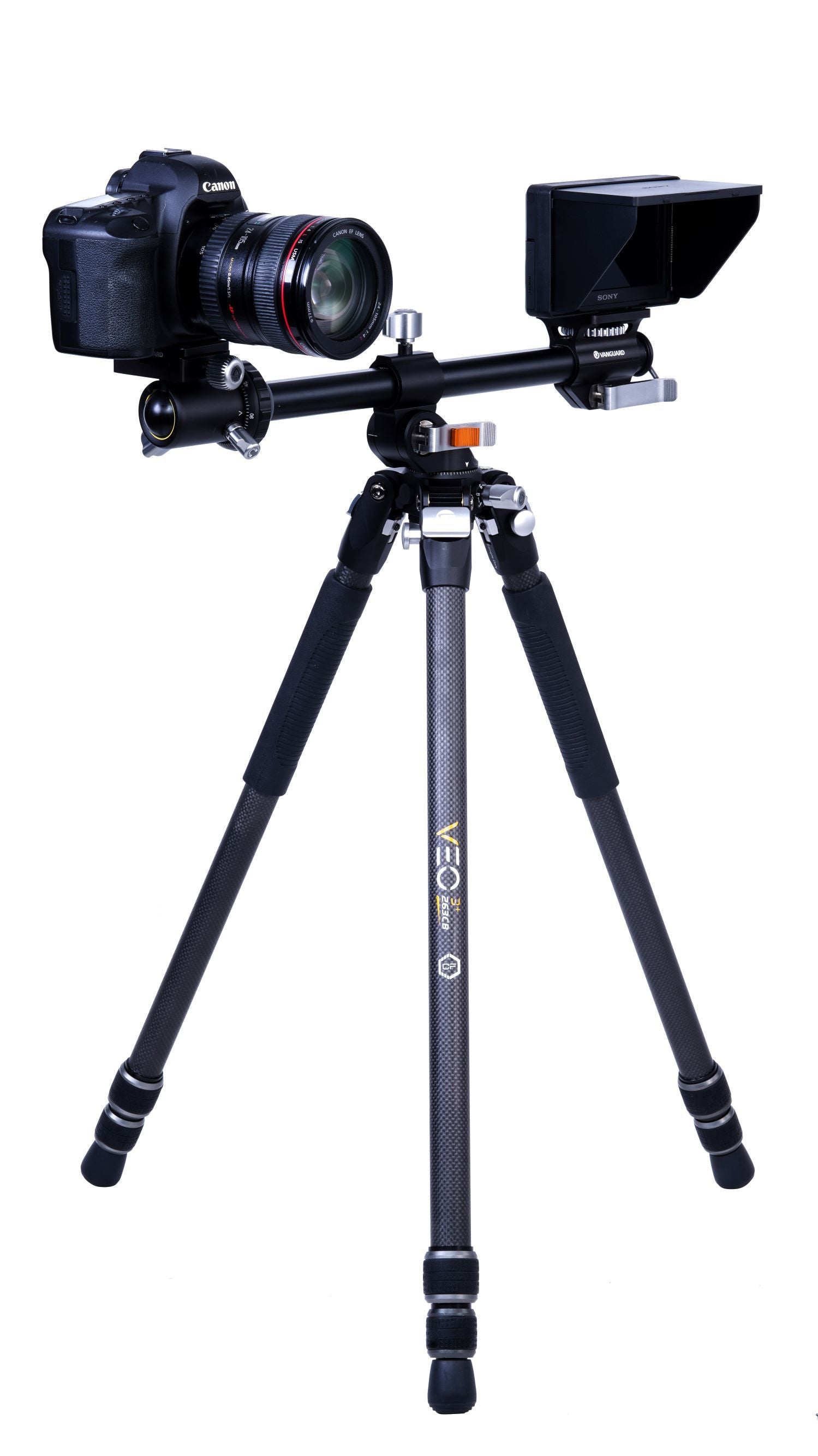 Vanguard VEO3+ 263CB Stativ – Carbon, bis 172,5 cm, 15 kg Traglast