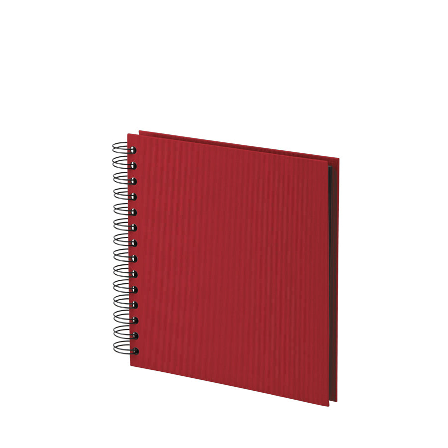 Rössler Einsteckalbum für 60 Fotos 18 × 18 cm, 21 × 19,5 cm, Rot, Schwarz