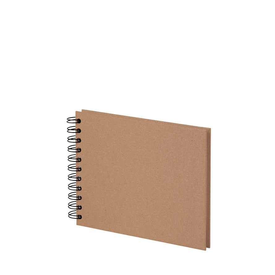 Rössler Fotobuch, Spiralbindung, 40 Seiten, Weiss, 19,5 × 14,5 cm, Karton, Kraft, 270 g/m²